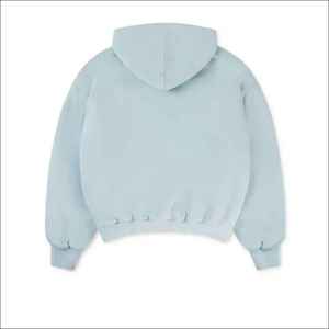 Sudaderas con Capucha de Felpa Gris Jaspeada de la Mejor Calidad, 100% Algodón, 600GSM, Gruesas, Antiencogimiento, Transpirables, con Hombros Caídos - Product Image 4