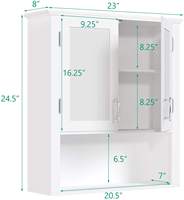 Meubles de cuisine et de salle de bain modernes de style Shaker en bois massif résistant à l'eau avec portes à fermeture douce prêtes à assembler