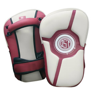 Almohadillas de patada tailandesas con correa ajustable, objetivo de mano de Kickboxing de cuero sintético para MMA, Kit de entrenamiento de artes marciales tailandesas, entrenamiento de boxeo - Product Image 1