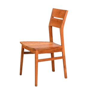 Silla de Comedor Java Furni Craft de Madera de Caoba para Uso en Interiores/Exteriores, Acabado Natural, Duradera, Ecológica y Portátil para Sala de Estar o Comedor - Product Image 2