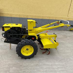 Mini tracteurs agricoles à deux roues, moteur Sdec de 10 CV, 2 roues motrices, tracteur diesel compact à main avec roulement - Product Image 3