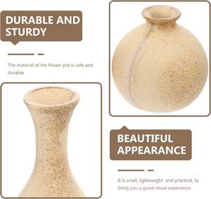 Jarrón de brotes de madera, 3 uds., jarrones hechos a mano DIY, arreglo de flores, caja de almacenamiento de flores, decoración del hogar, soporte de flores secas - Product Image 6