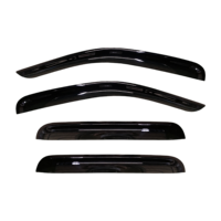 Visera para Ventana de Auto GCS NS458 para Nissan Navara 2005-2010, Protección Solar, Contra Lluvia, Decorativa, con Cinta Adhesiva Doble