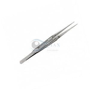 Fórceps de punta de microanillo duraderos, suministro de instrumentos quirúrgicos de acero inoxidable reutilizables, microanillo de punta de fórceps, punta fina - Product Image 3