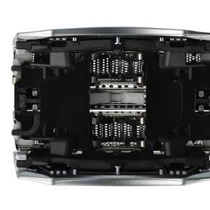 Tête de rasage de rechange pour rasoir électrique argenté, alimentée par USB, triple lame, lavable, étanche, compatible pour le visage - Product Image 3