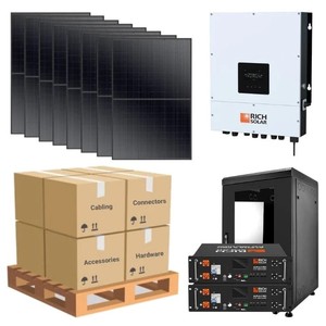 COM PLE TE ชุดพลังงานแสงอาทิตย์ที่อุดมไปด้วย6 000วัตต์เอาท์พุท120V240V 10kWh แบตเตอรี่ลิเธียม - Product Image 2