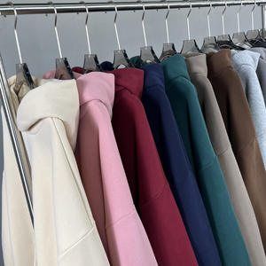 Fabricant de sweats à capuche vente en gros de sweats à capuche en molleton de coton 400 g/m² personnalisés sweats à capuche épais vierges - Product Image 2