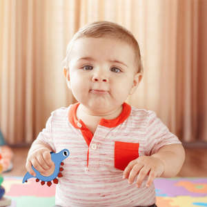 Anneau de dentition en silicone pour bébé, jouet souple pour les nouveau-nés, vente chaude 2026, design mignon de lapin, doux, sans BPA, meilleur approvisionnement - Product Image 6