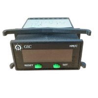 Contador de Horas Digital LED Industrial GIC, Programable, con Opciones de Alimentación Múltiple (110V AC/Batería/12V DC)
