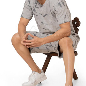 Ensemble de shorts de sport décontractés pour hommes, couleur unie, 100% coton, séchage rapide, personnalisable, respirant, meilleur prix pour l'été - Product Image 5