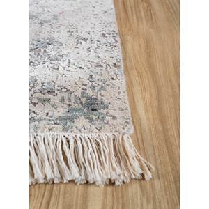 Entropy Ivory Hand Knotted Afghan Wool Silk Rugs Floral Rectangle Shape for Home Living Room <b>Hallway</b> Technique Handmade Weave - Product Image 4