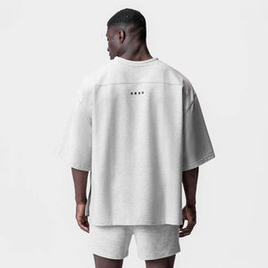 Camiseta extragrande cómoda y de moda para hombre con corte holgado para ropa de calle urbana estilo ajuste holgado - Product Image 2