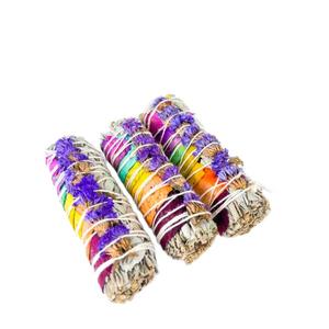 White Sage Smudge <b>Stick</b> White Sage and Hummingbird Flower <b>Stick</b> 4 inch White Sage and Hummingbird Flower Smudge 4 Inch - Product Image 3