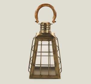 เชิงเทียนและโคมไฟตกแต่งทำจากทองเหลืองแนวชนบทแบบโบราณสำหรับตกแต่งบ้านโรงแรมโรงแรมในเทศกาลอีสเตอร์และคริสต์มาส - Product Image 3