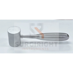 SurgiRight MALLET KIRK 7 1/2 pulgadas Cabeza de acero inoxidable Instrumento quirúrgico manual 1lb 7oz Uso en hospitales - Product Image 6
