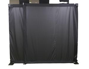 Ensemble complet personnalisé de simulateur de golf pliable de haute qualité, tissé haute densité, noir et blanc - Product Image 1