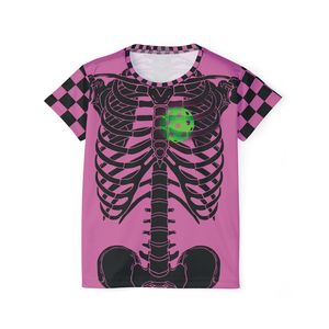 T-shirt de pickleball personnalisé de qualité supérieure imprimé par sublimation - Unisexe, manches courtes, col rond, sportif, été, personnalisé - Product Image 6