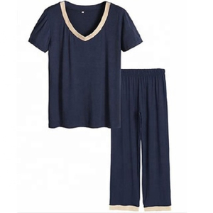 Transpirable invierno tejido al por mayor OEM ODM Loungewear fabricante de alta calidad camisa y pantalones de tamaño personalizado pijamas mujeres conjunto - Product Image 6