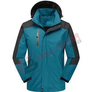 Veste coupe-vent à capuche imperméable de style rue pour hommes pour la saison d'hiver col montant fermeture à glissière XS 6XL vente! - Product Image 4