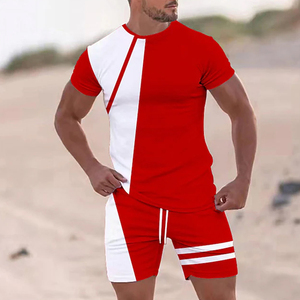 Conjunto de Camiseta extragrande con estampado 3D De León animal para hombre, pantalones cortos, traje de 2 piezas, trajes informales, diseñador de moda para hombre - Product Image 4