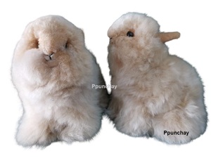 Peluche de alpaca y conejo, Ppunchay Perú, suave, bonito y adorable. - Product Image 2