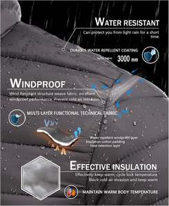 Mode chaud surdimensionné grande taille bouffée épaisse hommes personnalisé bulle vêtements doudoune veste hommes pour Couple maison intérieur extérieur - Product Image 4