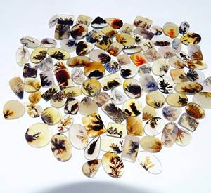 100% naturel Shazar dendritique Agate lâche pierres précieuses Cabochon pierres précieuses en vrac en gros mélange forme pierres précieuses pour la fabrication de bijoux - Product Image 5