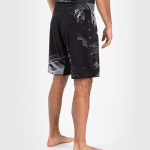 Pantalones cortos de lucha MMA sublimación personalizados para hombres-100% poliéster diseño de encaje sólido secado rápido e impermeable transpirable - Product Image 4