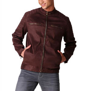 Nouvelle arrivée, veste en cuir pour homme, style streetwear, meilleure qualité, couleurs personnalisées, logo sur le devant, design tendance - Product Image 1