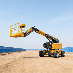 Plateforme élévatrice articulée autopropulsée 22m, plateforme de travail en hauteur, élévateur électrique pour la maintenance des bâtiments - Product Image 3