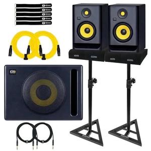 KRK RP8 Rokit 8 G4 ลำโพงมอนิเตอร์สตูดิโอแบบไบแอมป์ 8 นิ้ว คู่ สีดำ - Product Image 3