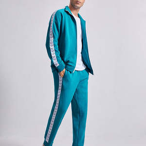 Conjunto Deportivo Personalizado para Hombre, 100% Algodón, Informal, con Cremallera, Estilo Deportivo, con Logotipo Estampado, para Invierno, Gimnasio, Entrenamiento, con Forro Polar - Product Image 4