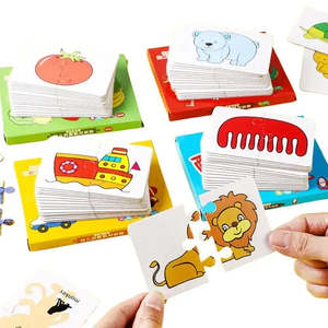 Plastic <b>Puzzle</b> Card Learning Toy <b>for</b> <b>Toddlers</b> Kids Age Range - Product Image 1