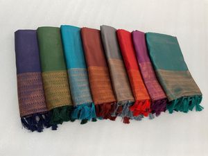 ผ้าแจ็คการ์ด pallu สวยดีไซเนอร์ล่าสุดใช้ได้ทั่วส่าหรี - Product Image 5