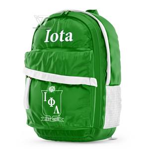 Grec Iota Phi Lambda Sorority Vêtements Prêt À Expédier Brodé Collège Étudiant Sac À Dos - Product Image 1