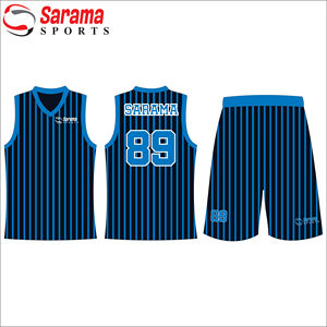 Vente en gros de maillots de basket-ball personnalisés bon marché, séchage rapide respirant par sublimation, - Product Image 3