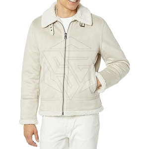 Chaqueta de Piel de Oveja de Alta Calidad Personalizada para Hombre, Chaqueta de Invierno con Forro de Piel de Oveja Genuina, Ecológica, Transpirable y Resistente al Viento - Product Image 2