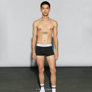 SanAmoreZ Damar 3-Pack Mid-Rise Bóxer para hombre Nueva tela no tejida de algodón Liso teñido Cintura Impresión de transferencia de calor Hecho Indonesia - Product Image 6