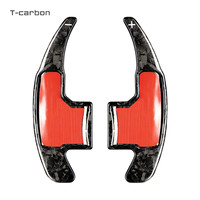 Pédale de changement de vitesse en Fiber de carbone pour Mustang, accessoires d'intérieur de voiture, Extension de volant, palette de changement de vitesse, usine, vente