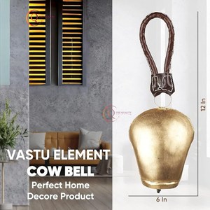 Campanas colgantes de puerta de Navidad de oro hechas a mano con campanas de diseñador de Metal decorativas hechas a mano de alta calidad restaurante Hotel decoración del hogar - Product Image 4