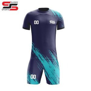 Maillot de football de mode de sublimation personnalisé de qualité supérieure 2025 ensemble d'uniformes d'entraînement de football vêtements de sport pour les clubs et l'équipe - Product Image 3