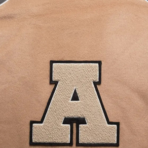 OEM Factory Manufacturer 2025 Customized Men's <b>Canvas</b> Stand Collar Breathable Plus Size Hooded Varsity College <b>Jacket</b> - Product Image 6