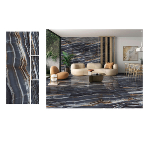 Carreaux de porcelaine d'Inde 600x1800 Carreaux de sol et de mur en marbre brillant pour une utilisation intérieure dans les appartements - Product Image 6