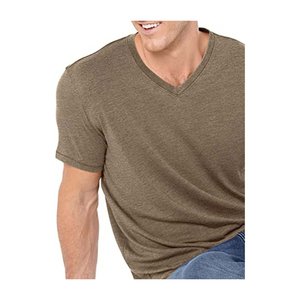 Camiseta Básica de Algodón al por Mayor para Hombre, Lisa, de Tela Suave y Duradera, Proveedor de Logotipos Personalizados - Product Image 6