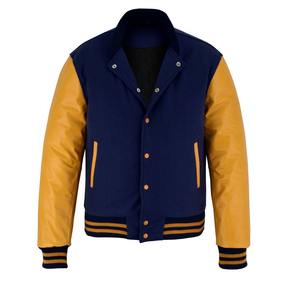 Dernière conception OEM bleu polaire avec manches en cuir Varsity Jacket personnalisé en gros Letterman Varsity Jackets 2026 - Product Image 4