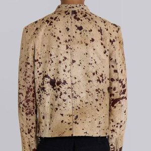 Nuevo diseño de pelo en chaqueta de cuero de alta calidad personalizado precio al por mayor de pelo en chaqueta de cuero - Product Image 4
