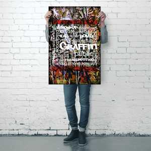 Affiche d'art graffiti pour décoration murale, affiche de style urbain - Product Image 1