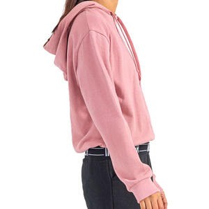 Sudadera con Capucha para Mujer, Invierno 2025, Hombros Caídos, Material de Felpa, 100% Algodón, Estilo Urbano Básico - Product Image 6