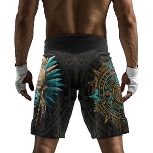 Shorts de combat MMA en polyester et élasthanne, respirants, de haute qualité, en gros OEM - Product Image 4