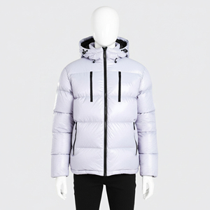 Best Price Pakistan Custom Winter 2023 High Quality <b>Canvas</b> Zipper Plus Size Padded Puffer Down <b>Jacket</b> for <b>Men</b> - Product Image 4